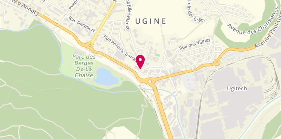 Plan de Caisse d'Epargne Ugine, 58 Route d'Annecy Albertville, 73400 Ugine
