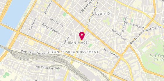 Plan de Crédit Mutuel, 79 avenue Jean Jaurès, 69007 Lyon