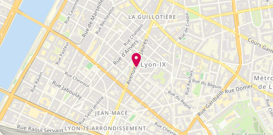 Plan de Bureau 00799, 55 avenue Jean Jaurès, 69007 Lyon