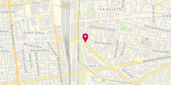 Plan de Cic, 206 Rue Paul Bert, 69003 Lyon