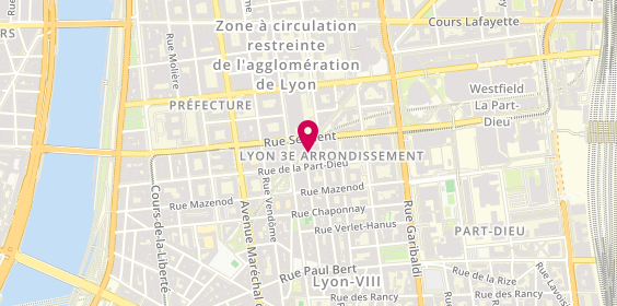 Plan de BNP Paribas - Lyon Professions Juridiques, 17 Rue Voltaire, 69003 Lyon