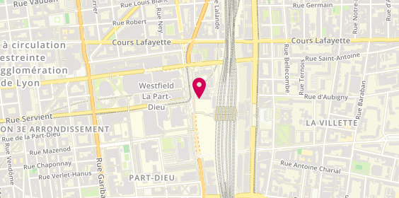 Plan de LCL Banque et assurance, 33 Boulevard Marius Vivier Merle, 69003 Lyon