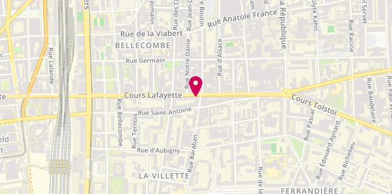 Plan de Credit Lyonnais la Villette, 302 Cr Lafayette, 69003 Lyon