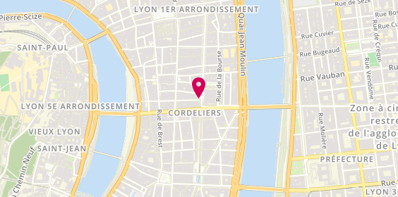Plan de Interfimo, 18 Rue de la République, 69002 Lyon