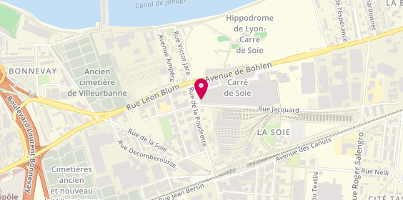 Plan de LCL, 4 A Rue de la Poudrette, 69120 Vaulx-en-Velin