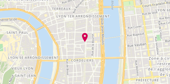 Plan de Crédit Mutuel Lyon République, 12 Rue de la Republique, 69002 Lyon