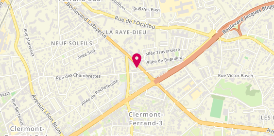 Plan de Caisse d'Epargne, 156 Boulevard Lafayette, 63000 Clermont-Ferrand