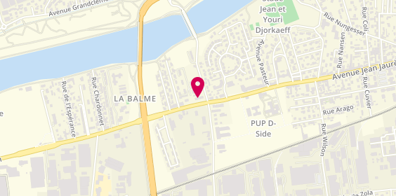 Plan de BNP Paribas - Vaulx en Velin, 59-61 avenue Garibaldi, 69120 Vaulx-en-Velin