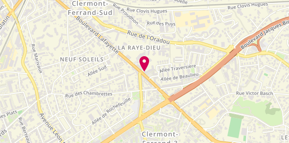 Plan de Crédit Agricole, 143 Boulevard Lafayette, 63000 Clermont-Ferrand