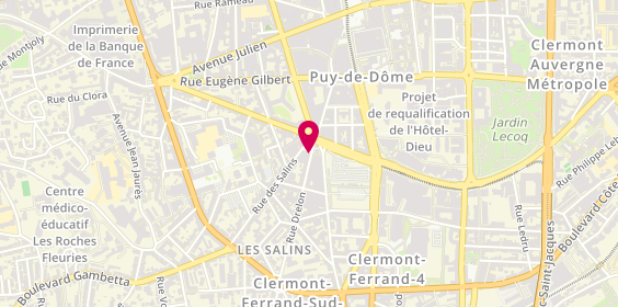 Plan de Caisse d'Epargne, Rue Maréchal Gallieni, 63000 Clermont-Ferrand