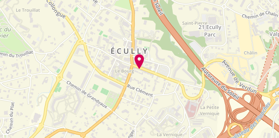 Plan de Ecully Centre, 27 Avenue Raymond de Veyssieres, 69130 Écully
