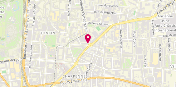 Plan de Caisse d'Epargne Charpennes, 18 Place Wilson, 69100 Villeurbanne