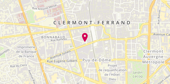 Plan de Clermont Jaude Nuger, 8 avenue Julien, 63000 Clermont-Ferrand