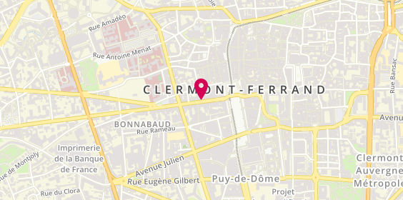 Plan de Caisse d'Epargne Clermont Jaude Blatin, 14 Rue Blatin, 63000 Clermont-Ferrand