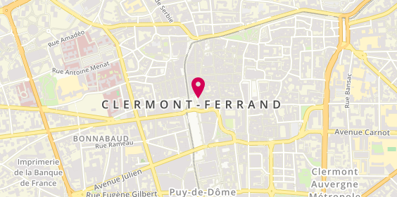 Plan de Banque Chalus CLERMONT-FERRAND – JAUDE, 5 place de Jaude, 63000 Clermont-Ferrand