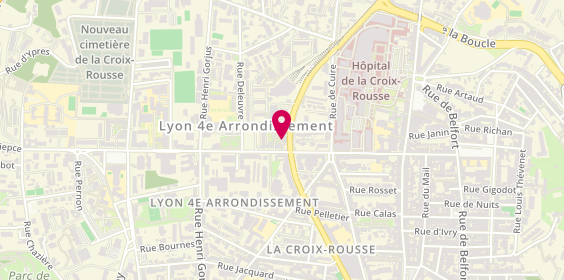 Plan de Banque Populaire Auvergne Rhone Alpes, 59 Boulevard des Canuts, 69004 Lyon