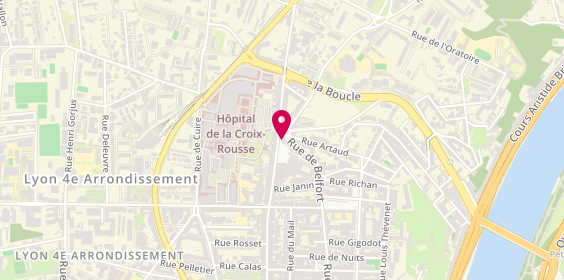 Plan de Crédit Mutuel, place Joannes Ambre, 69004 Lyon