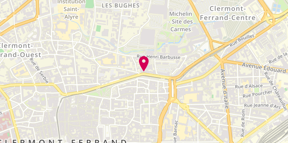 Plan de Agence de Clermont-Ferrand, 39 Rue Montlosier, 63000 Clermont-Ferrand
