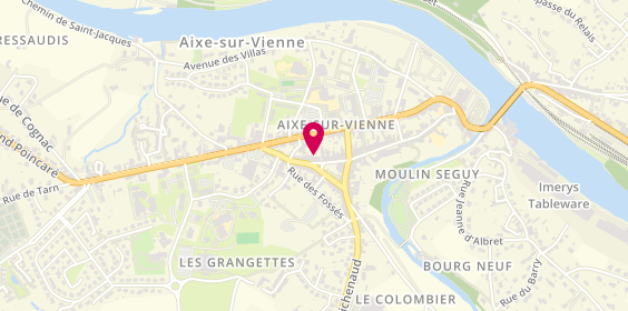 Plan de Banque Populaire Aquitaine Centre Atlantique, Place de l'Eglise, 87700 Aixe-sur-Vienne