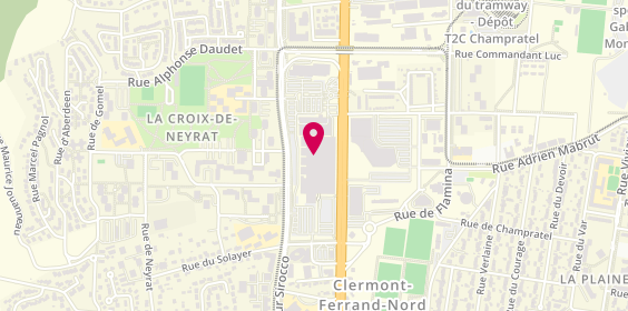 Plan de Crédit Agricole, Centre Commercial - Rue du Torpilleur Sirocco, 63100 Clermont-Ferrand