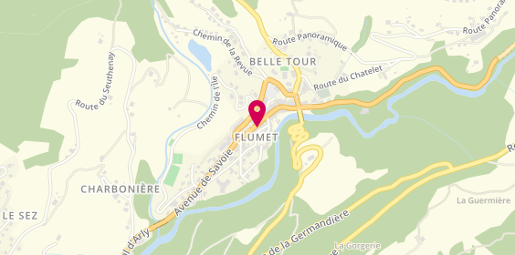 Plan de Bureau de Flumet, 88 Rue du Mont Blanc, 73590 Flumet
