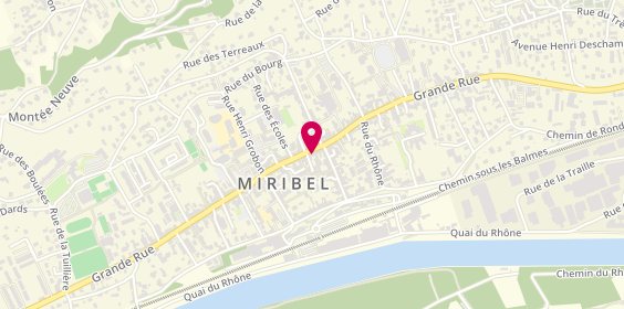 Plan de BNP Paribas - Miribel, 1080 Grande Rue, 01700 Miribel