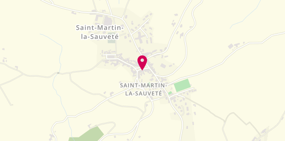Plan de Crédit Agricole, 2 le Bourg, 42260 Saint-Martin-la-Sauveté