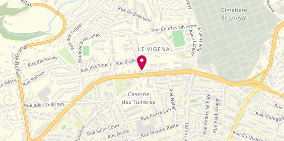 Plan de Caisse d'Epargne, 28 Boulevard du Vigenal, 87100 Limoges