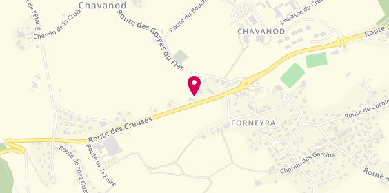 Plan de Capitalise & Moneyshop, 448 Route des Creuses, 74650 Chavanod