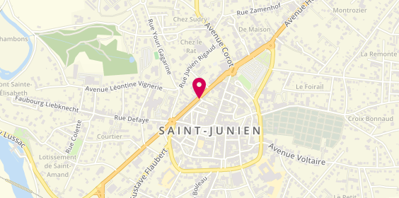 Plan de St Junien, 30 Boulevard Victor Hugo, 87200 Saint-Junien