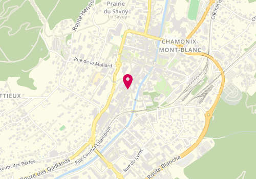 Plan de BNP Paribas - Chamonix, 111 Rue du Dr Paccard, 74400 Chamonix-Mont-Blanc