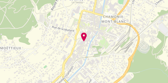 Plan de LCL Banque et assurance, 76 Rue du Dr Paccard, 74400 Chamonix-Mont-Blanc
