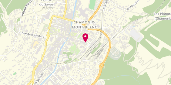 Plan de Crédit Mutuel, 252 avenue Michel Croz, 74400 Chamonix-Mont-Blanc