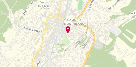 Plan de Cl Credit Agricole des Savoie Chamonix, 152 Avenue Michel Croz, 74400 Chamonix-Mont-Blanc