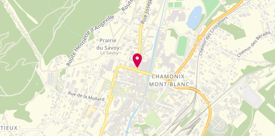 Plan de Banque Palatine - Alpes (site de Chamonix), 7 avenue du Mont Blanc, 74400 Chamonix-Mont-Blanc