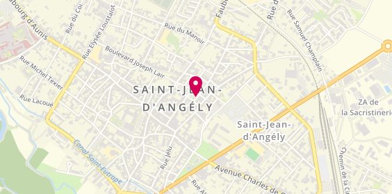 Plan de BNP Paribas - Saint Jean d'Angely, 18 place de l'Hôtel de Ville, 17400 Saint-Jean-d'Angély