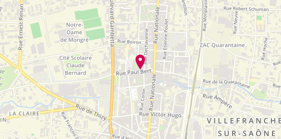Plan de Sg, 78 Rue Paul Bert, 69400 Villefranche-sur-Saône