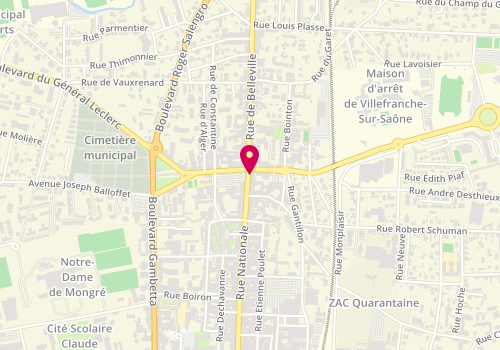 Plan de Bureau 00675, 7 Rue Nationale, 69400 Villefranche-sur-Saône