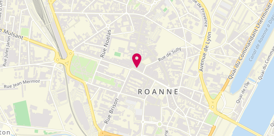 Plan de Centre Affaires Entreprises du Roannais, 106 Rue Jean Jaurès, 42300 Roanne