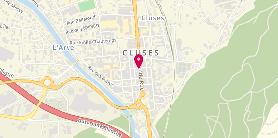 Plan de Ccm Cluses d'Arve, 15 Grande Rue, 74300 Cluses