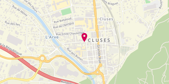 Plan de Cluses Magland Libe, 26 A avenue de la Libération, 74300 Cluses
