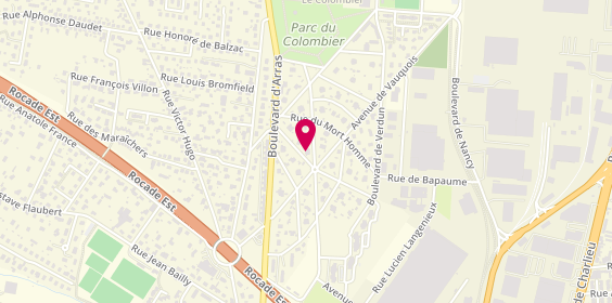 Plan de Caisse d'Epargne Roanne Arsenal, 29 Boulevard de Reims, 42300 Roanne