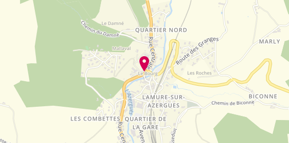 Plan de Bureau 00165, place de la Mairie, 69870 Lamure-sur-Azergues