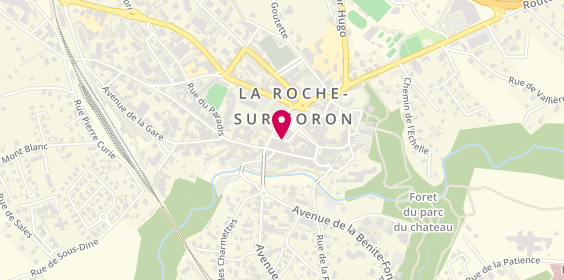 Plan de La Roche Sur Foron, 136 Rue du Pdt Carnot, 74800 La Roche-sur-Foron