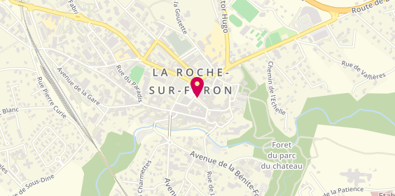 Plan de BNP Paribas - la Roche Sur Foron, 11 place de la République, 74800 La Roche-sur-Foron