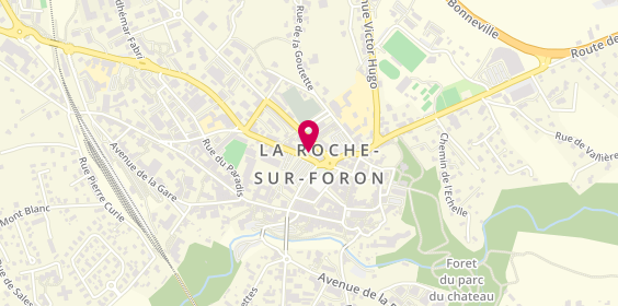 Plan de Lcl le Crédit Lyonnais, 48 avenue Jean Jaurès, 74800 La Roche-sur-Foron