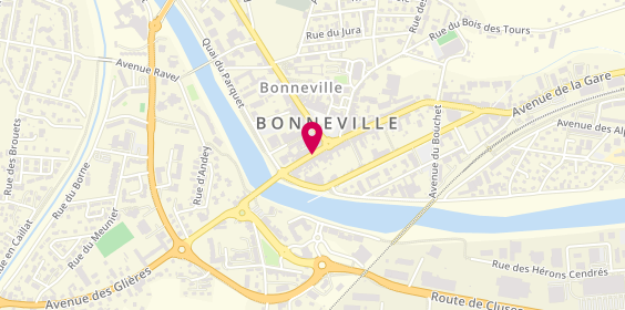 Plan de BNP Paribas - Bonneville, 47 Rue du Pont, 74130 Bonneville