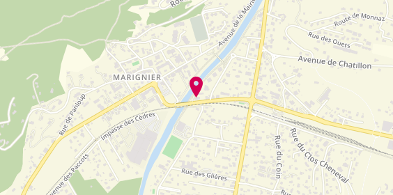 Plan de Caisse d'Epargne Marignier, 281 avenue du Pont 9, 74970 Marignier