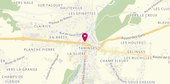 Plan de Caisse Crédit Mutuel Vallee du Giffre, 68 place Du Dr Humbert, 74440 Taninges