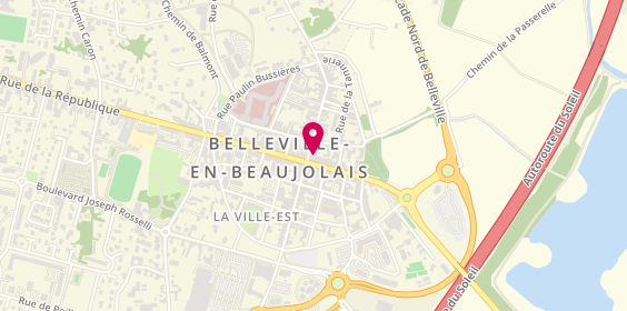Plan de Bureau 231, 8 Rue de la Poste, 69220 Belleville-en-Beaujolais